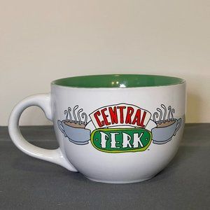 Friends TV Show Central Perk White Soup Bowl Large Coffee Ceramic Mug 24 OZ